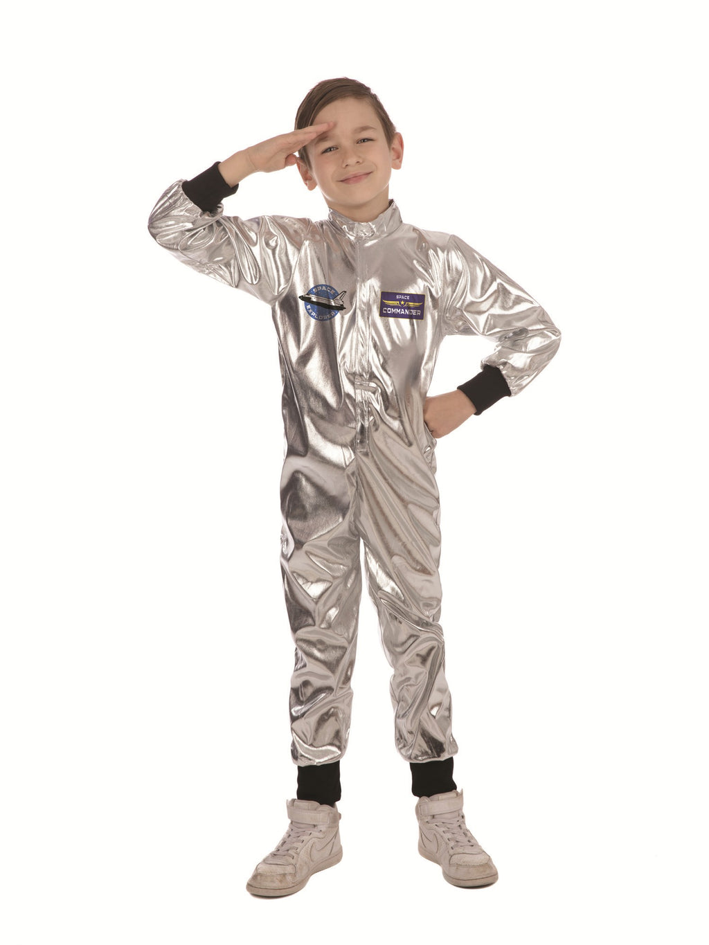 Astronaut Sliver Commander Kids Costume