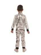 Astronaut Sliver Commander Kids Costume