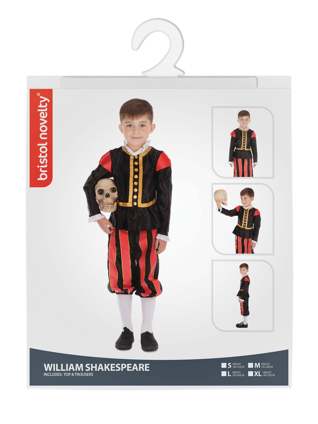 Kids William Shakespeare Costume