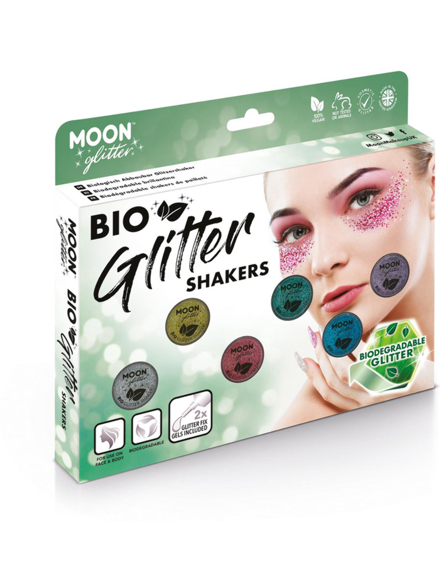 Moon Glitter Bio Glitter Shakers, Assorted, Boxset, 5g