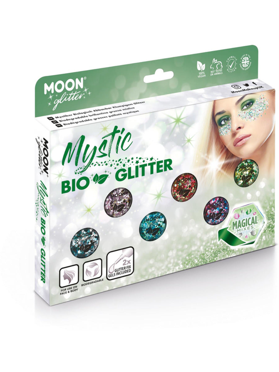 Moon Glitter Mystic Bio Chunky Glitter, Assorted, Boxset, 3g