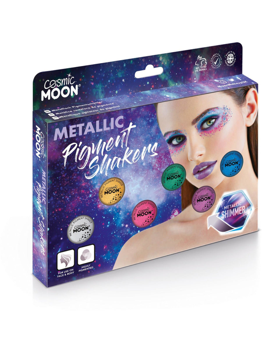 Cosmic Moon Metallic Pigment Shaker, Assorted, Boxset, 4.2g