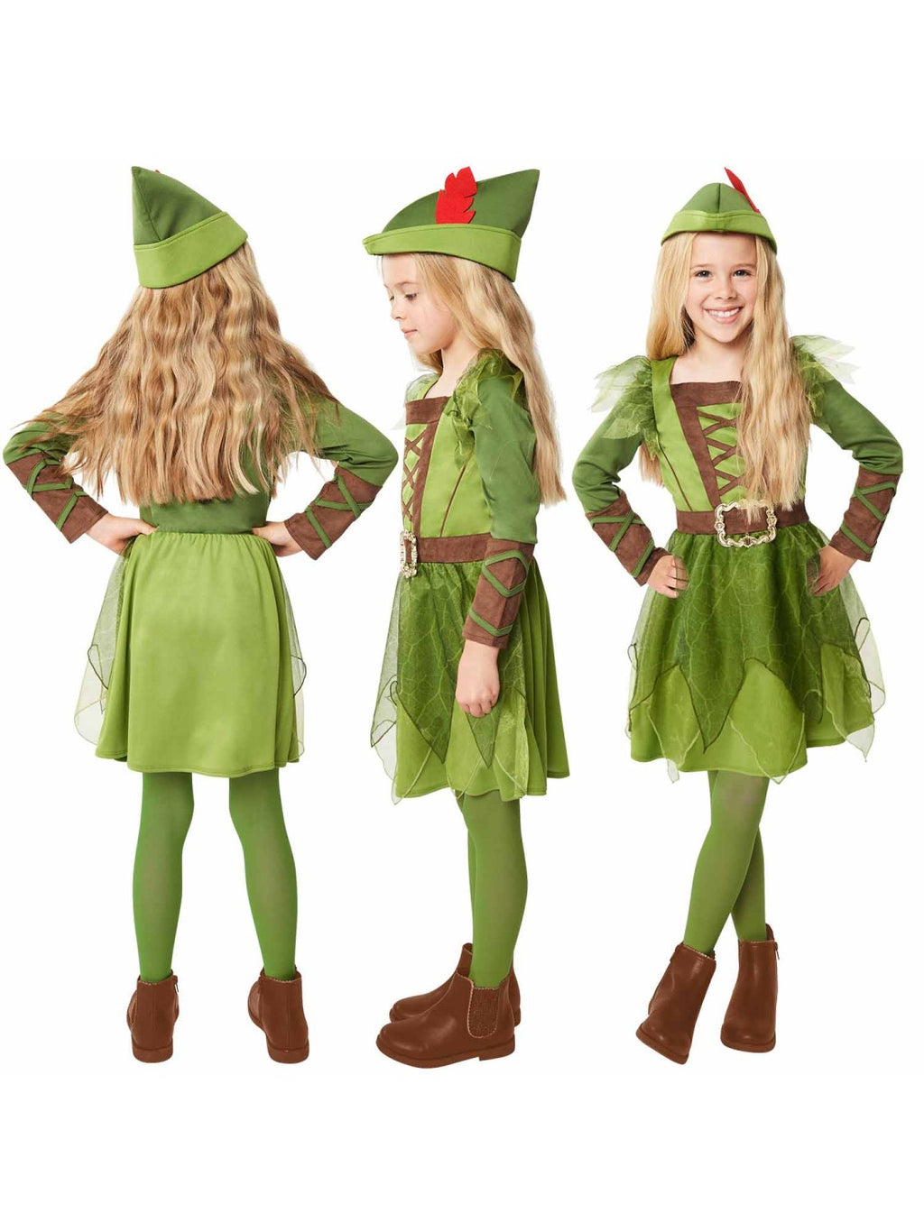 Peter Pan Girls, Dress & Hat