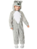 Wolf Onesie, Jumpsuit & Hood