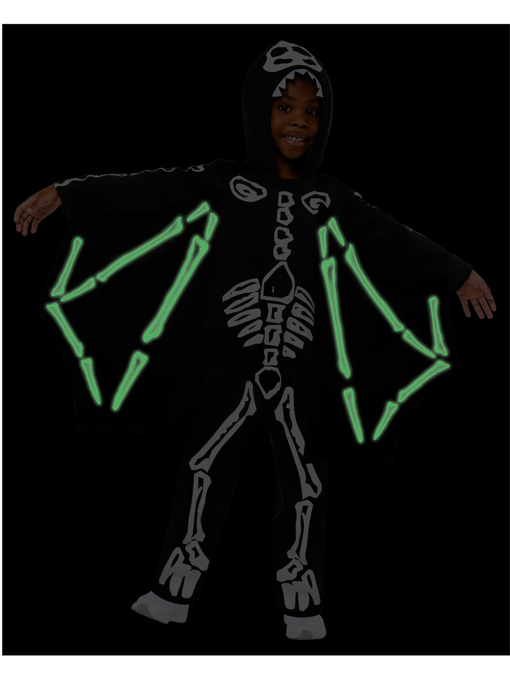 Skeleton Pterodactyl Glow-in-the-Dark Costume
