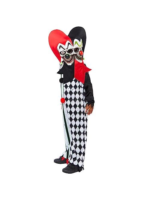 Two Faced Jester Clown Costume