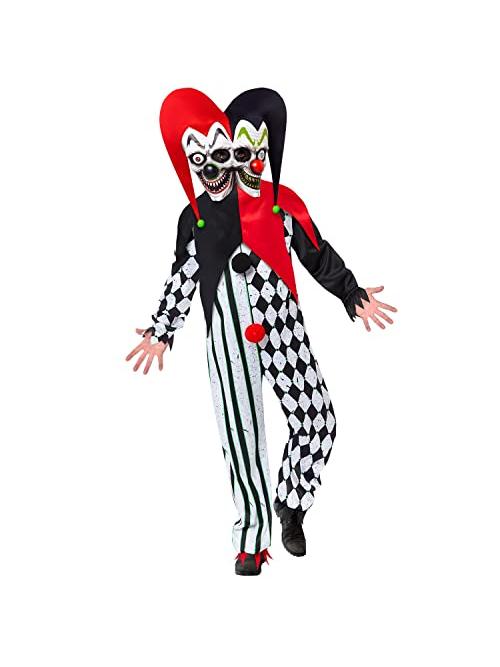Two Jester Rbbits Two Faced Jester Clown Costume – Smiffys