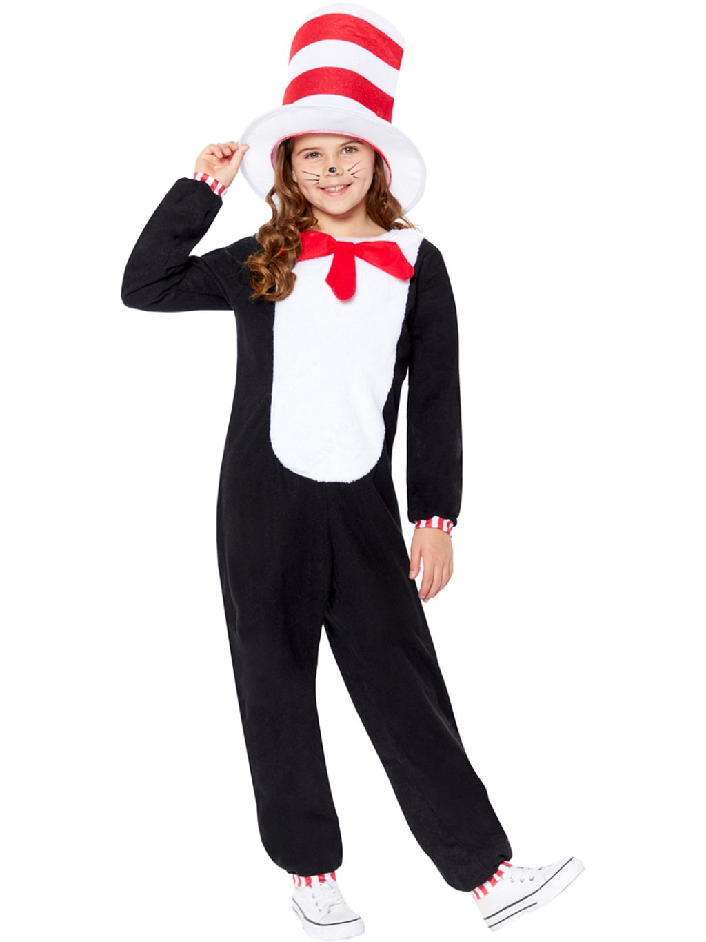 Dr Seuss The Cat in the Hat Jumpsuit Costume, Kids