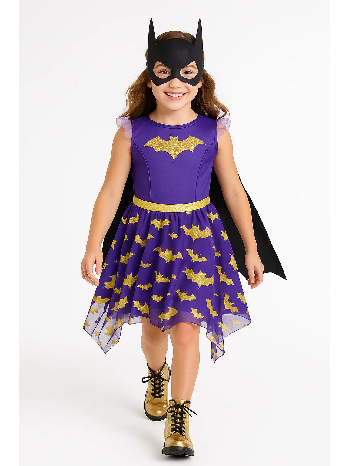 Glitter Batgirl Costume for Girls