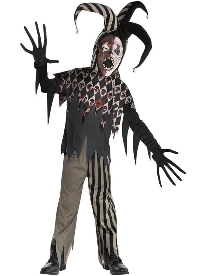 Twisted Jester Kids Costume