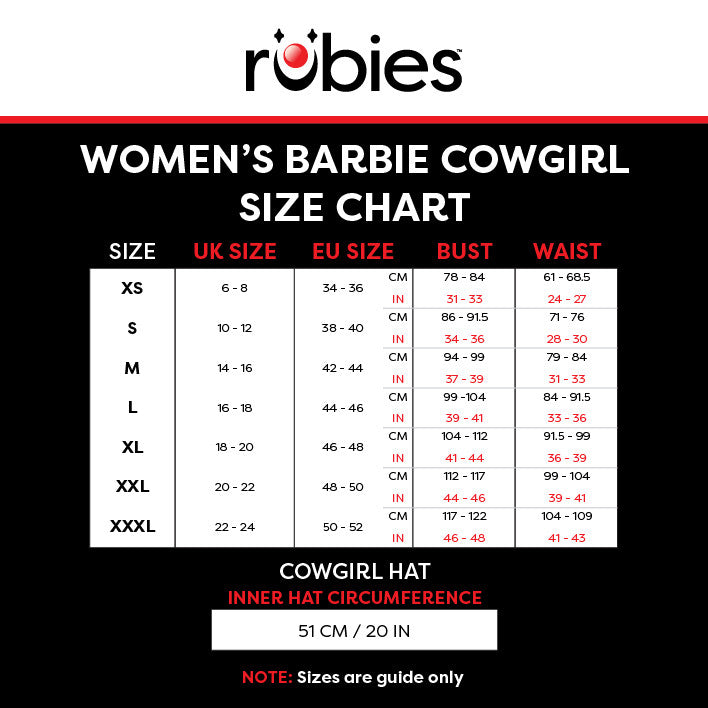 custom_barbie_cowgirl size chart