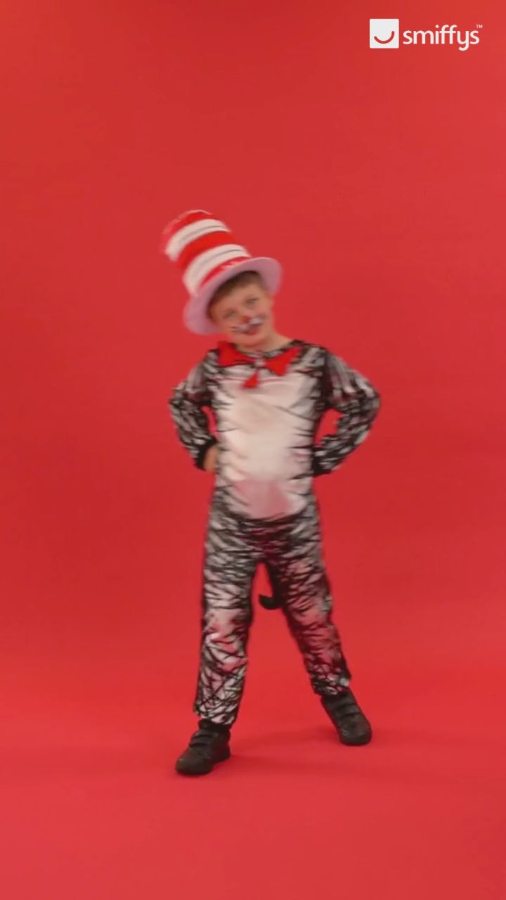 Dr Seuss Cat In The Hat Jumpsuit Costume