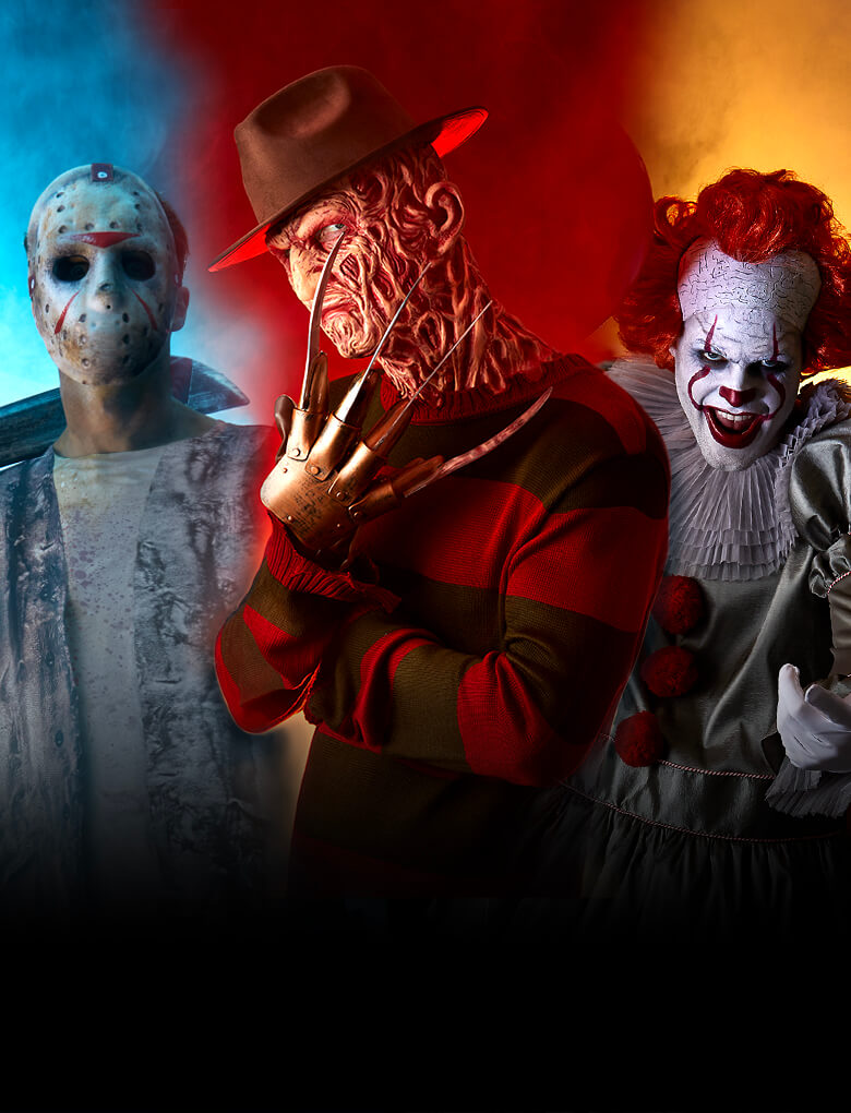 Horror Clown Womens Evil Fancy Dress Halloween Costume