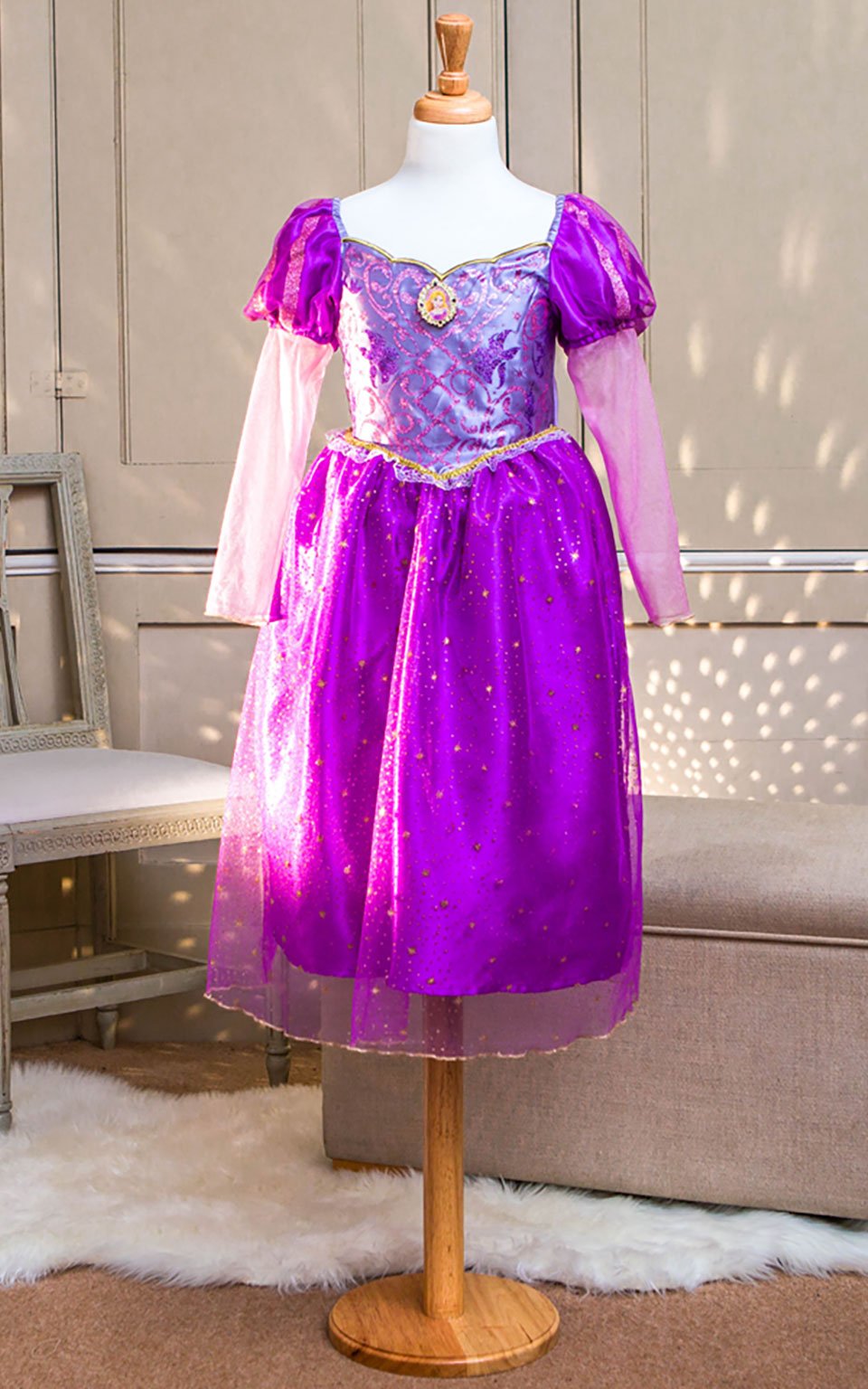 Girls Tangled Rapunzel Costume