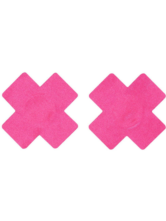 Fever Cross Nipple Pasties, Pink