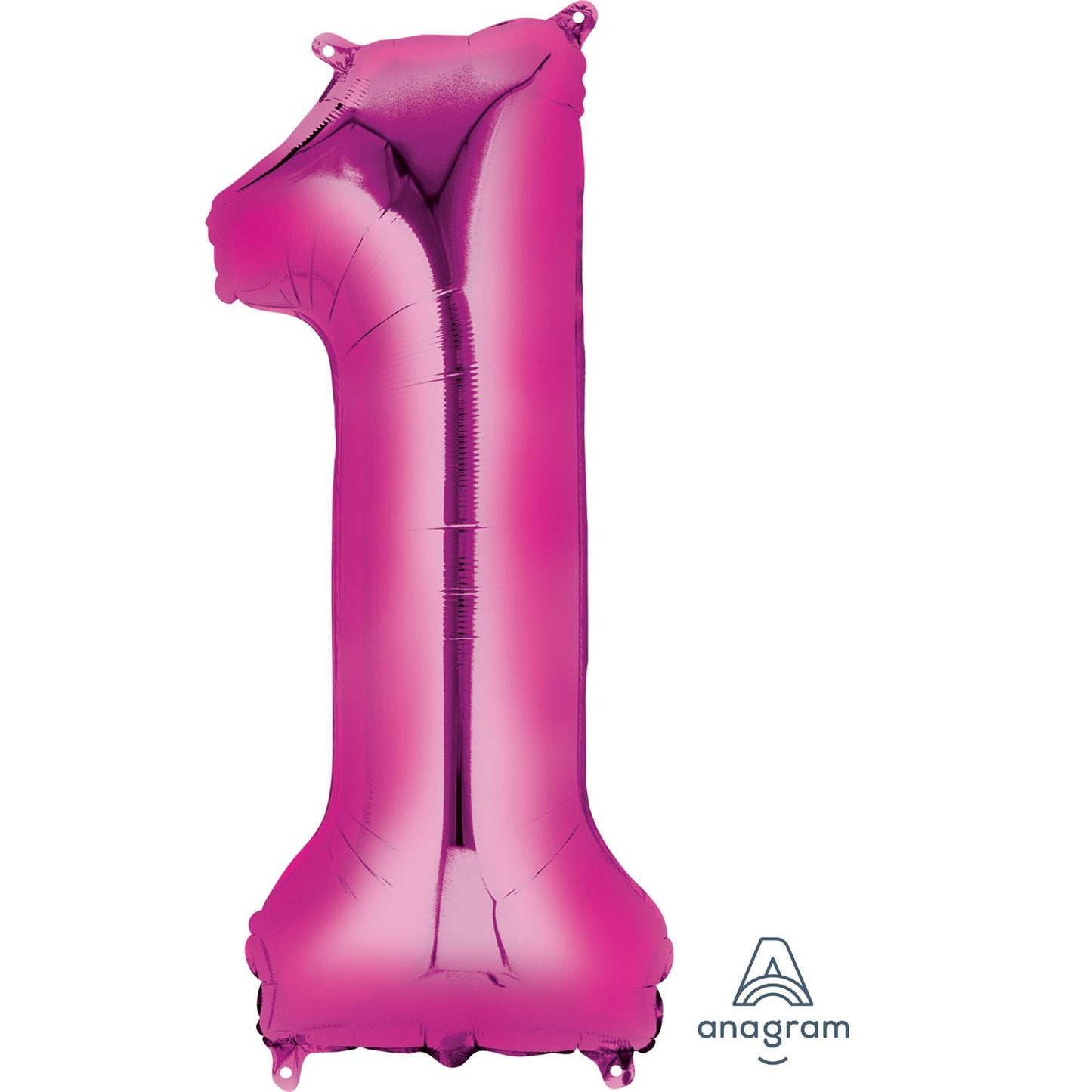 Pink Number 1 Balloon - 34" Foil
