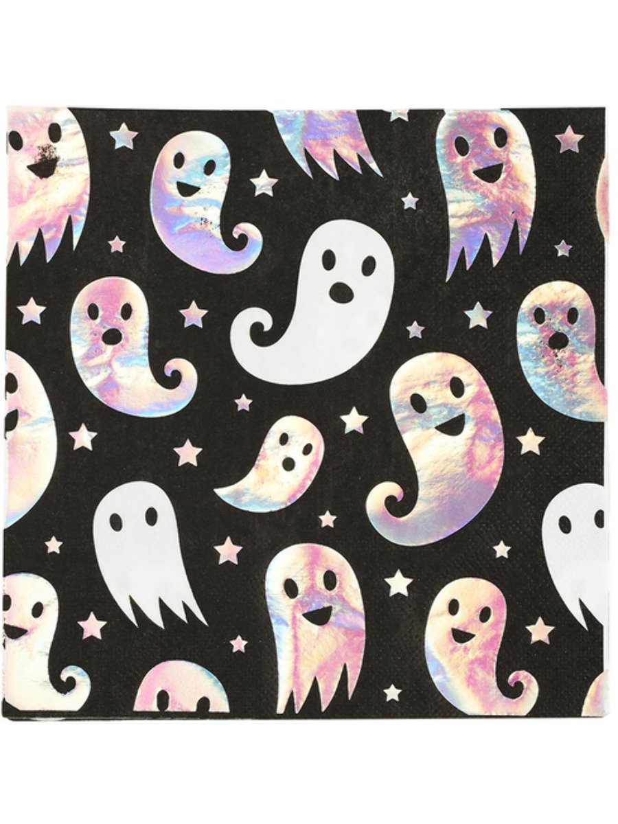 Halloween Tableware, Ghost Napkins x8 | Smiffys