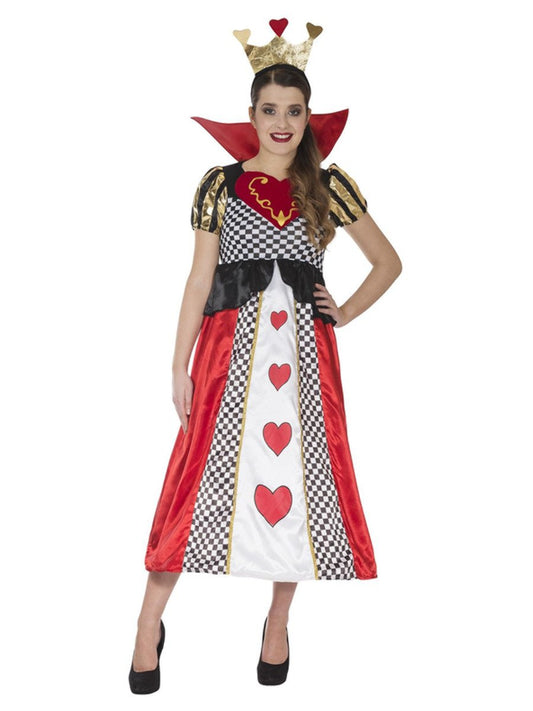 Adults Queen of Red Hearts Costume, Long