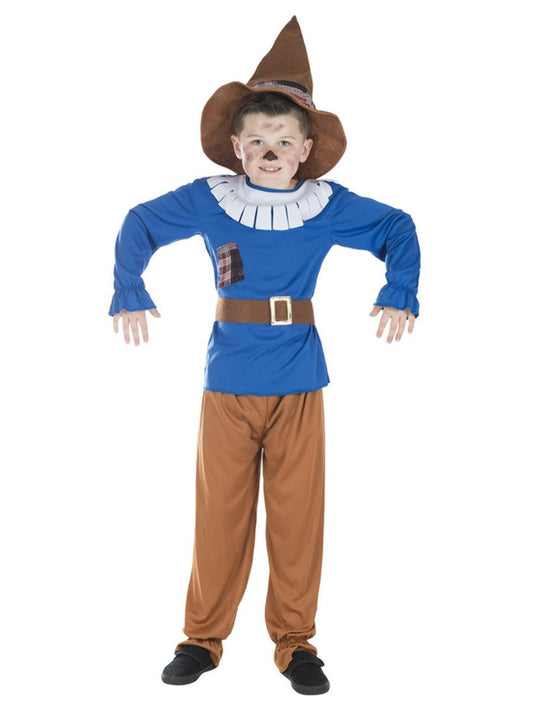 Scarecrow Costume, Blue & Brown