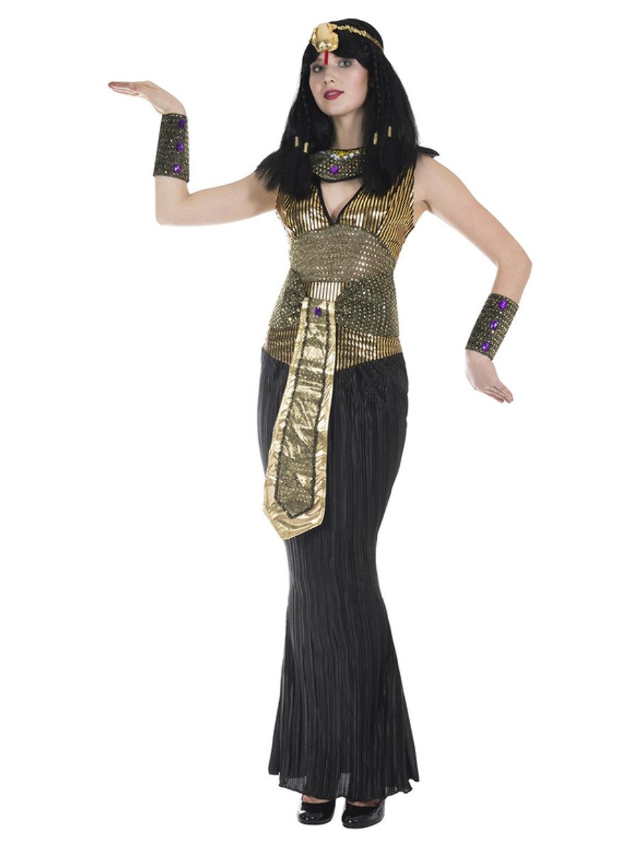 Cleopatra Costume, Black & Gold