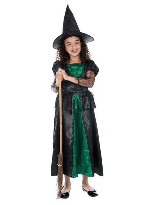 Girls Spider Witch Costume