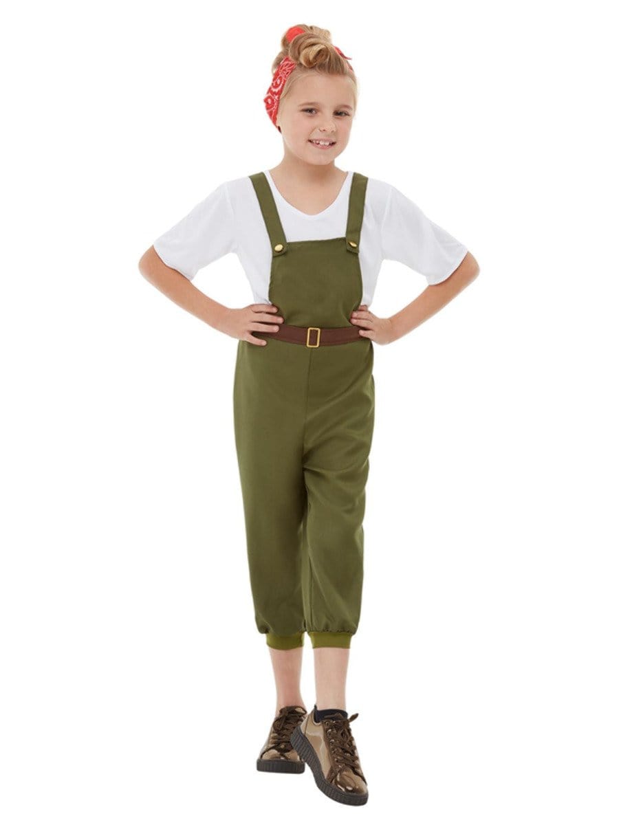 WW2 Little Land Girl Costume | Smiffys