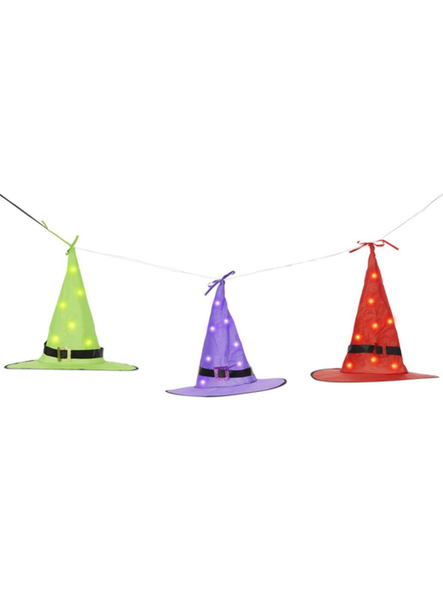 LED Light Up Floating Witch Hats