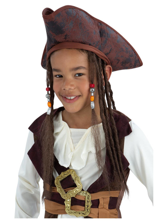 Pirate Hat, with Dreadlocks