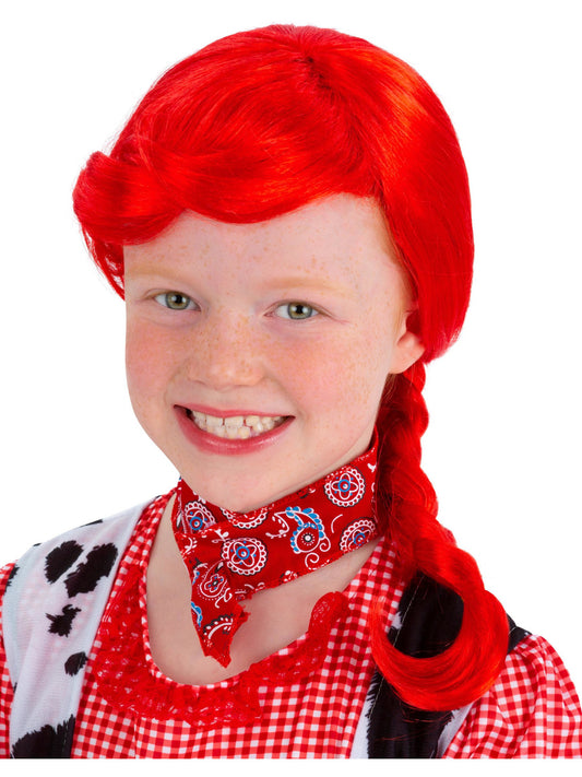 Cowgirl Plait Wig, Red