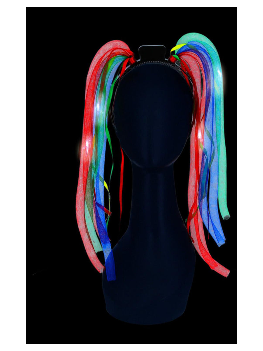 LED Light Up Rainbow Spaghetti Headband