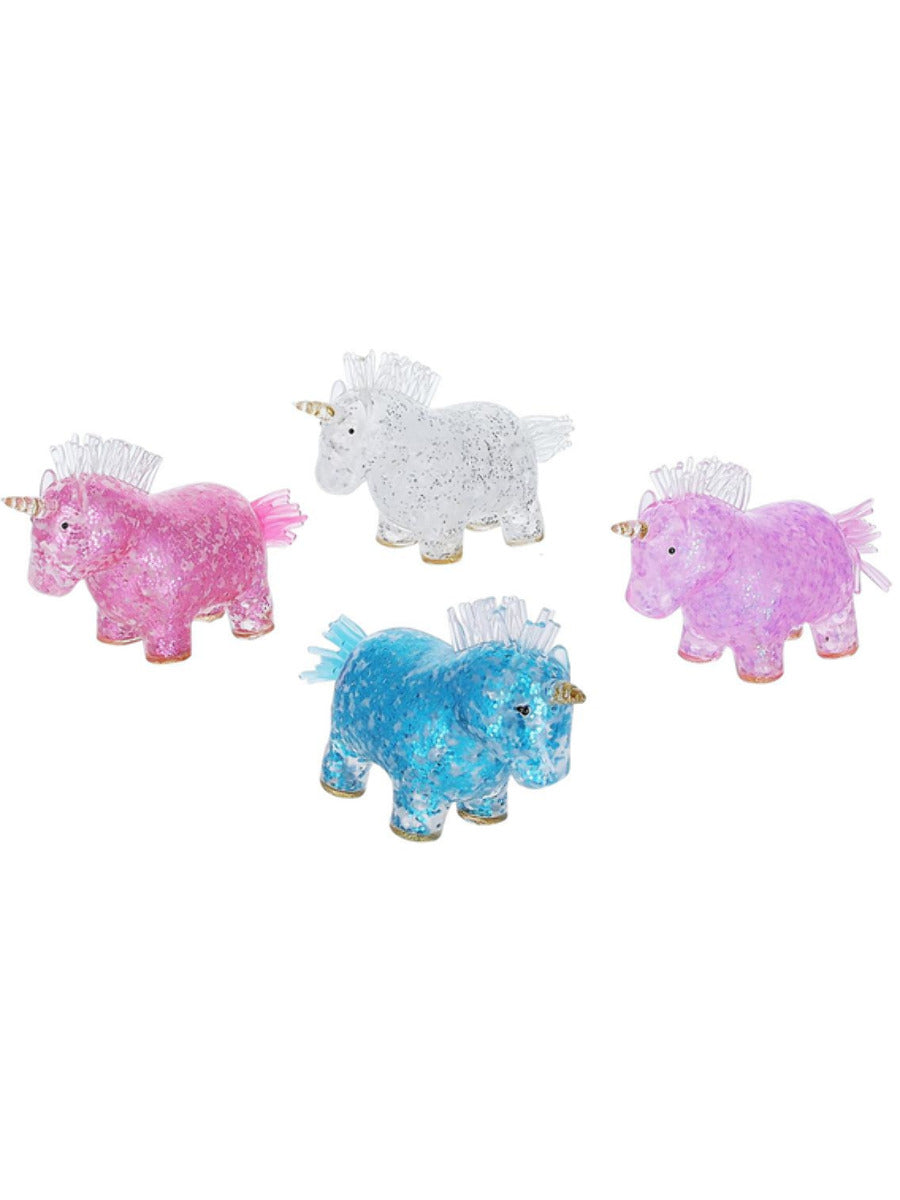 Squeezy Glitter Unicorns, 16pcs
