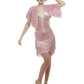 20s Vintage Pink Flapper Costume