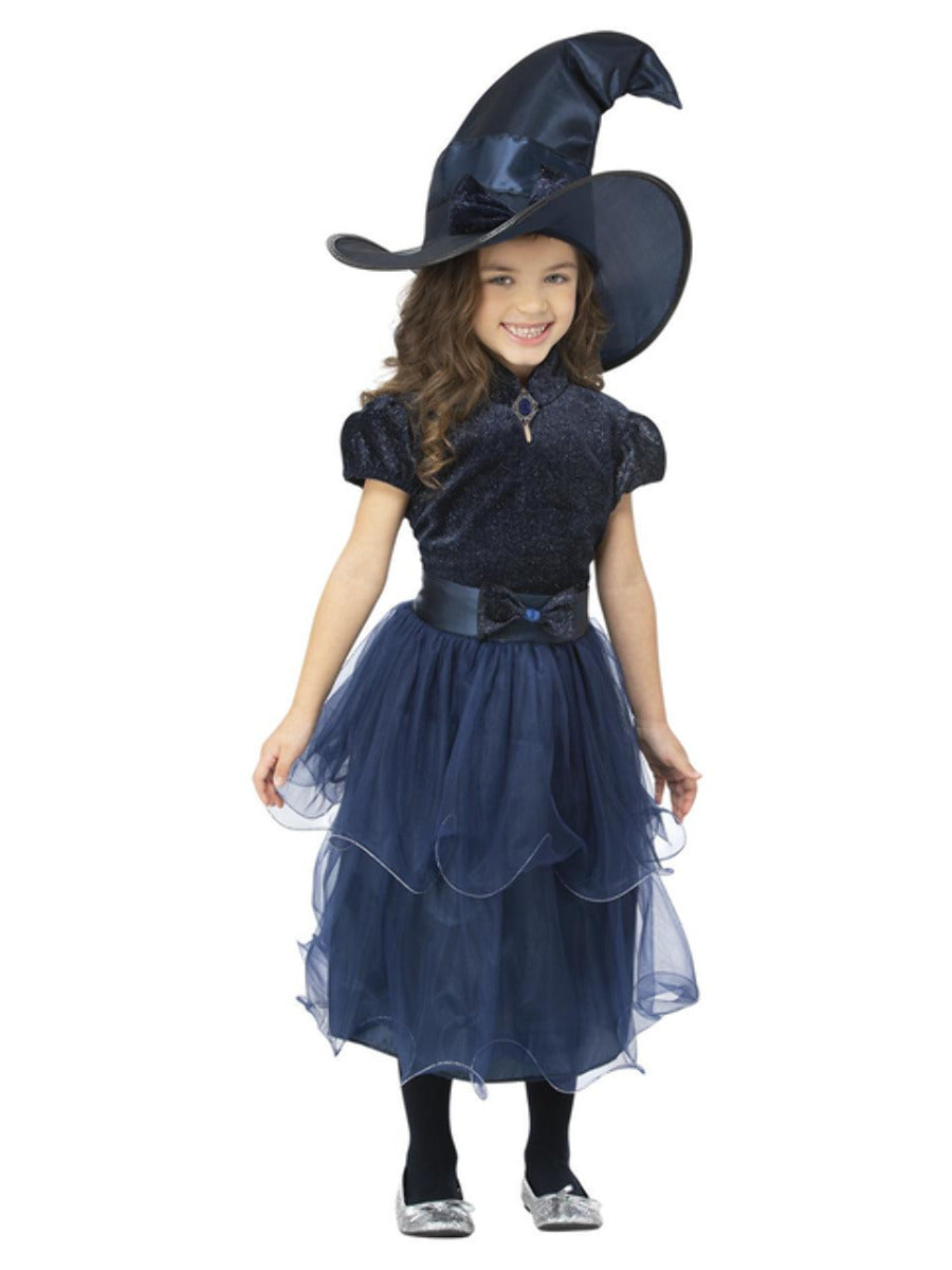 Deluxe Midnight Witch Costume, Blue | Smiffys.com