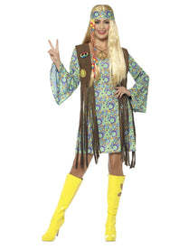60s Hippie Chick Costume | Smiffys