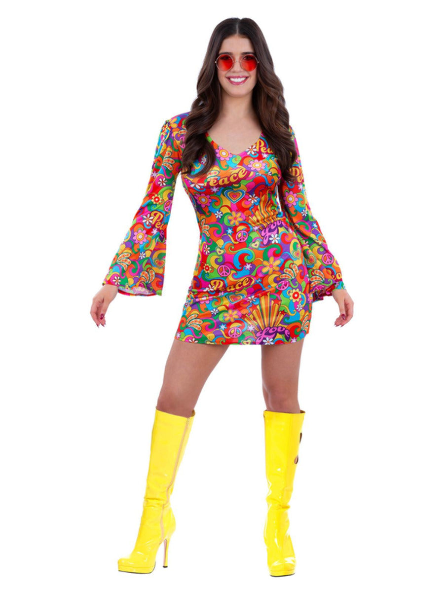 60s Rainbow Peace Hippie Costume Alternative 1