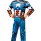 Boys Deluxe Captain America Costume