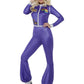 70s Dancing Queen Costume, Purple Alt1