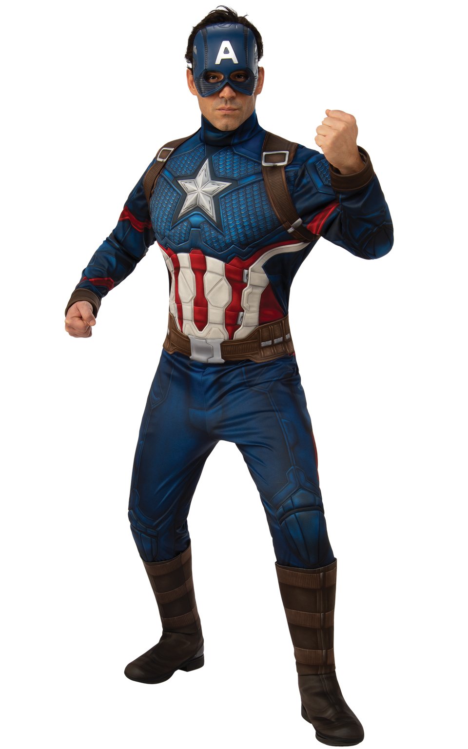 Deluxe Mens Captain America Costume