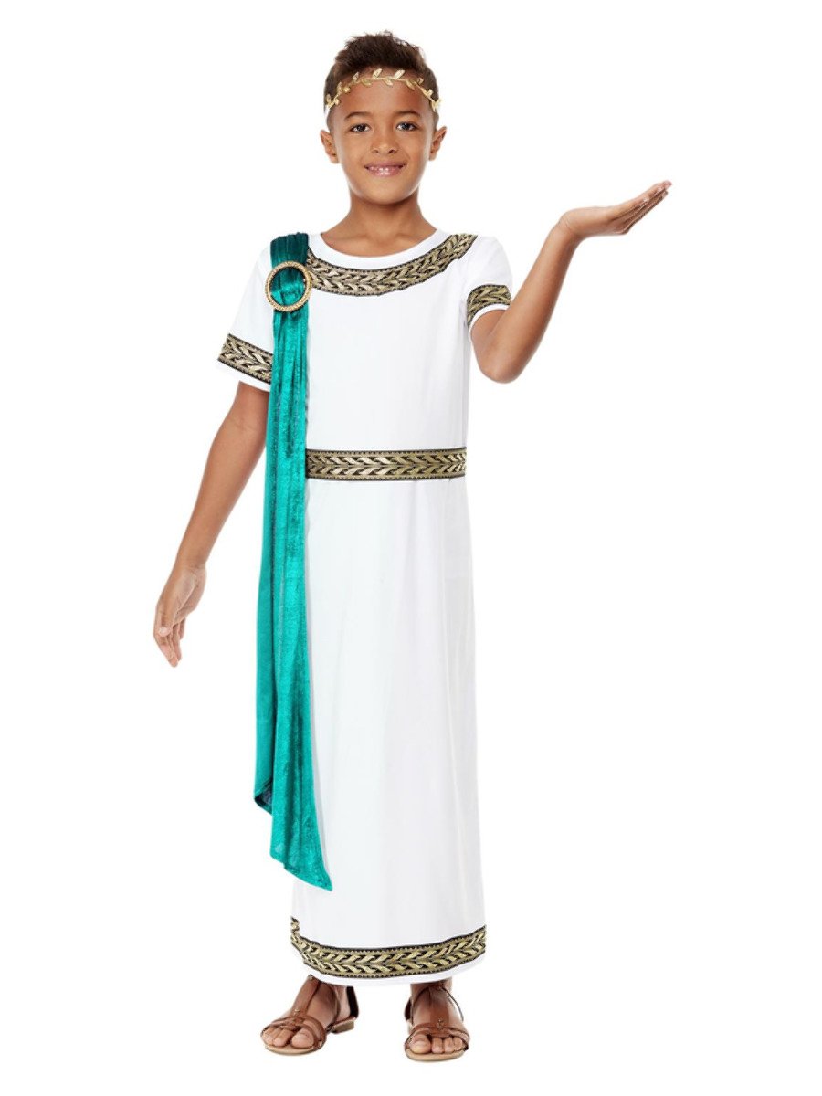 Boys Deluxe Roman Empire Toga Costume Alt1