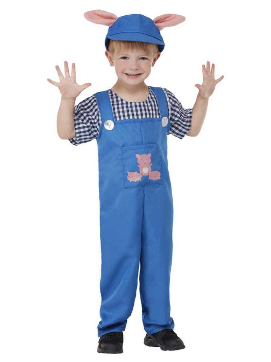 Toddler Country Piggy Costume Alt1