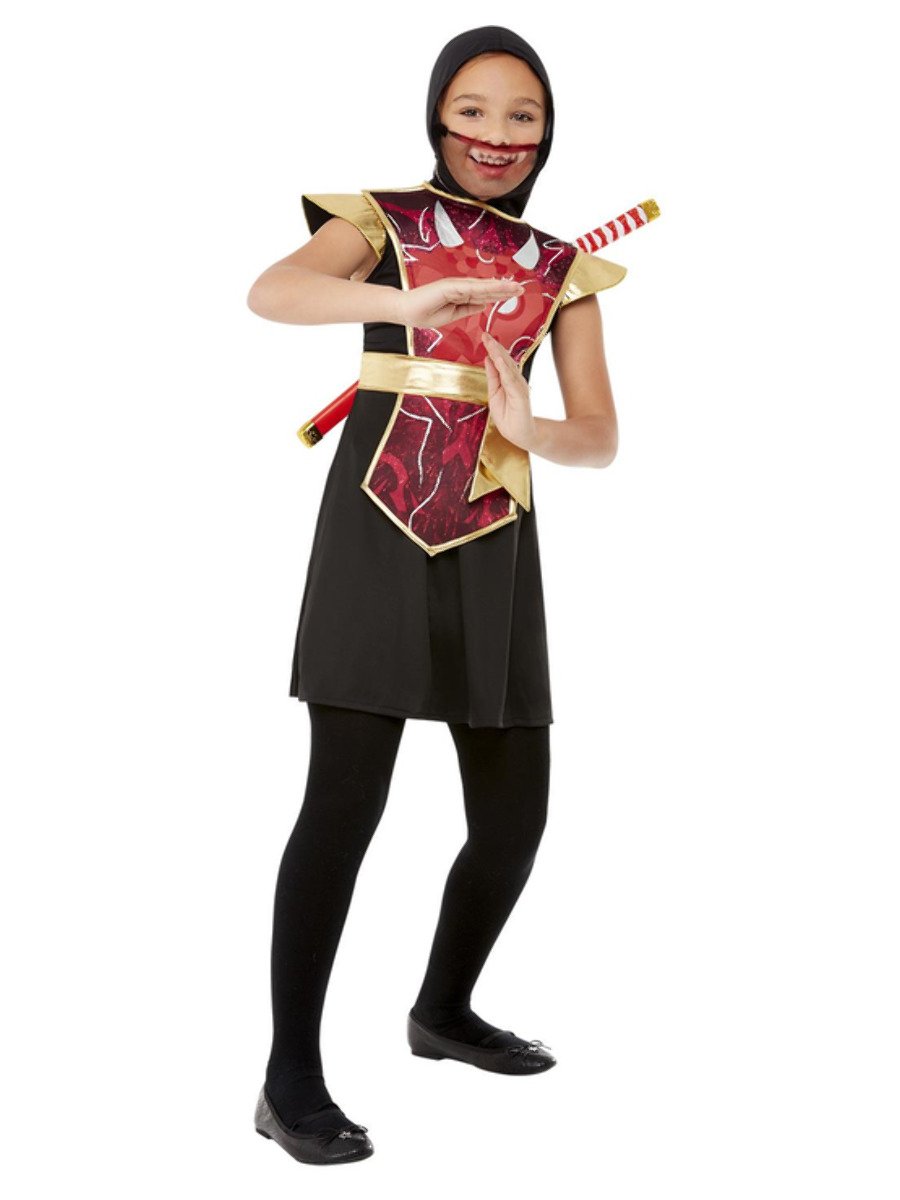 Girls Ninja Warrior Costume Alt1