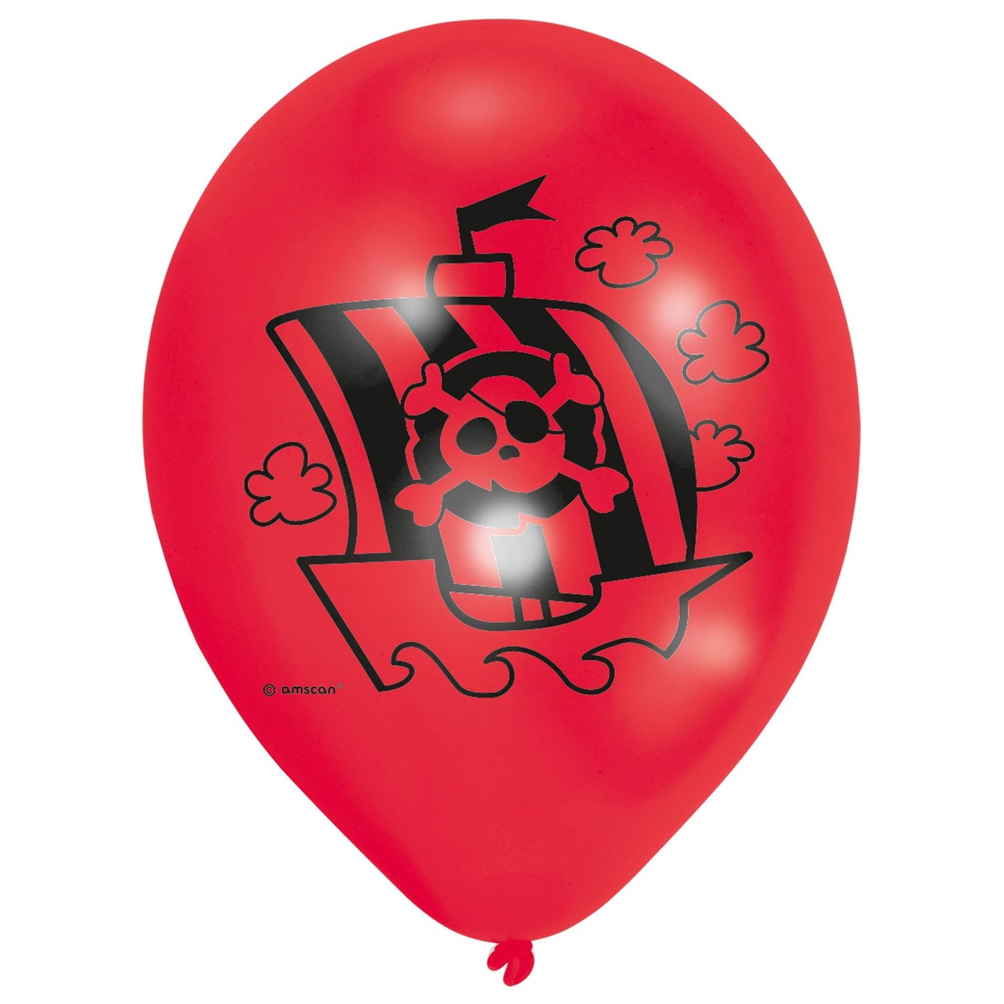 Pirate Assorted Latex Balloons - 9"