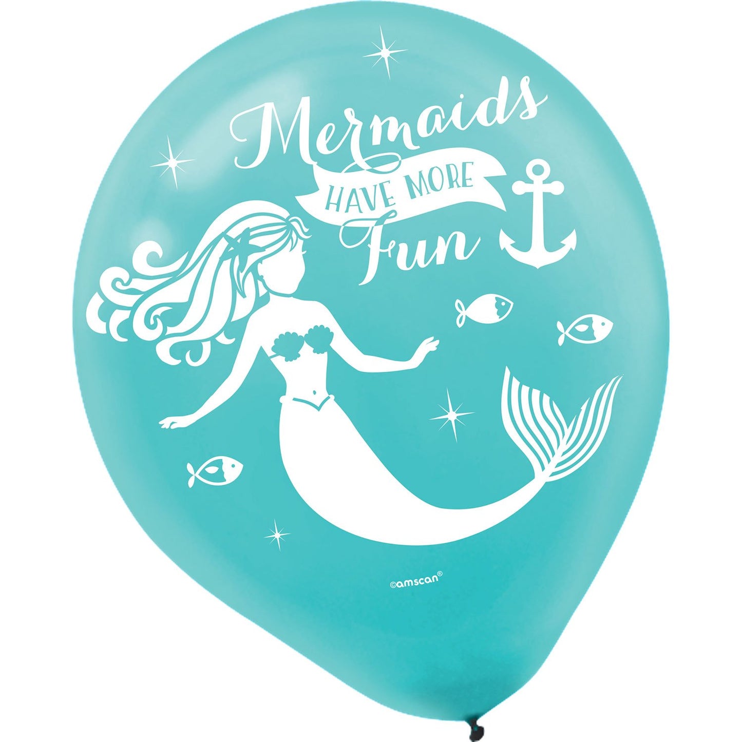 Mermaid Wishes Balloons - 12" Latex