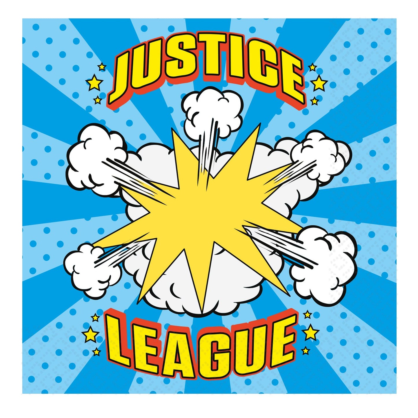Justice League Paper Napkins - 33cm