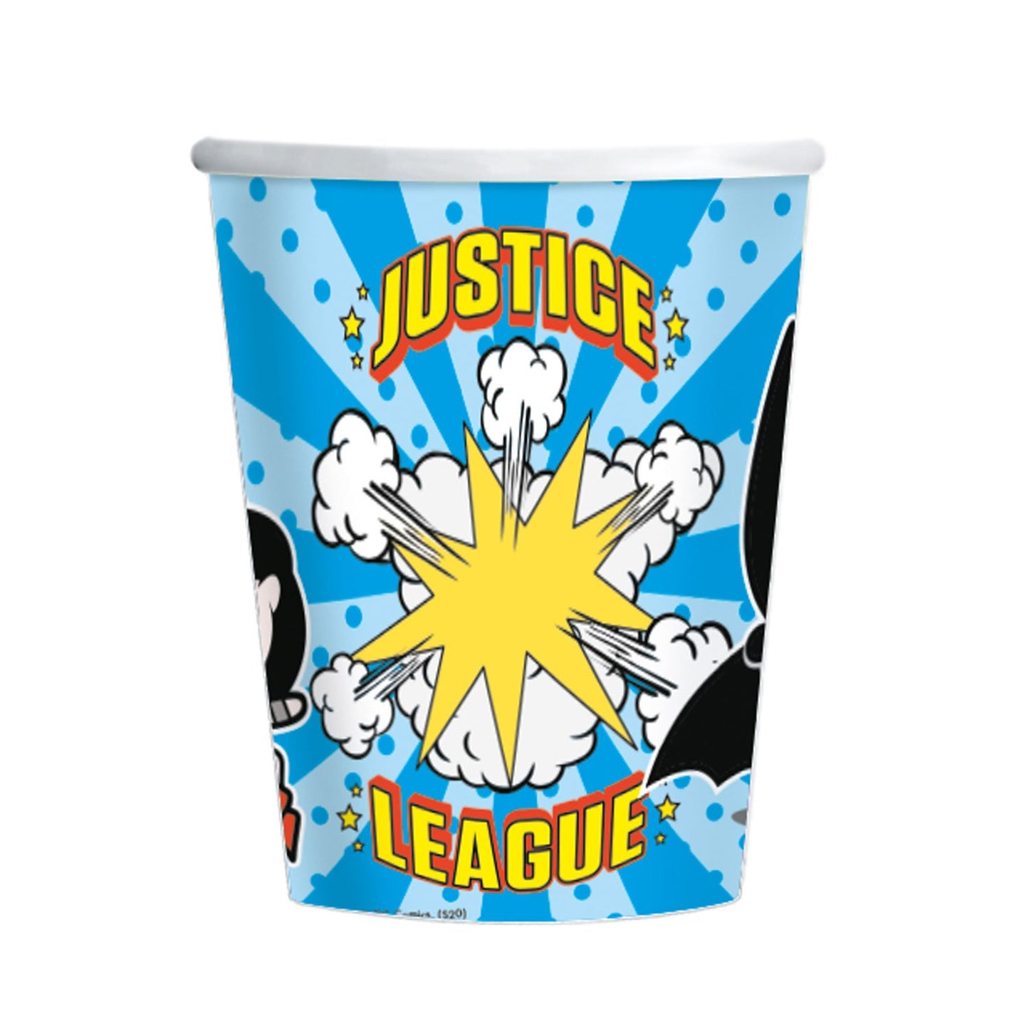 Justice League Paper Cups - 250ml