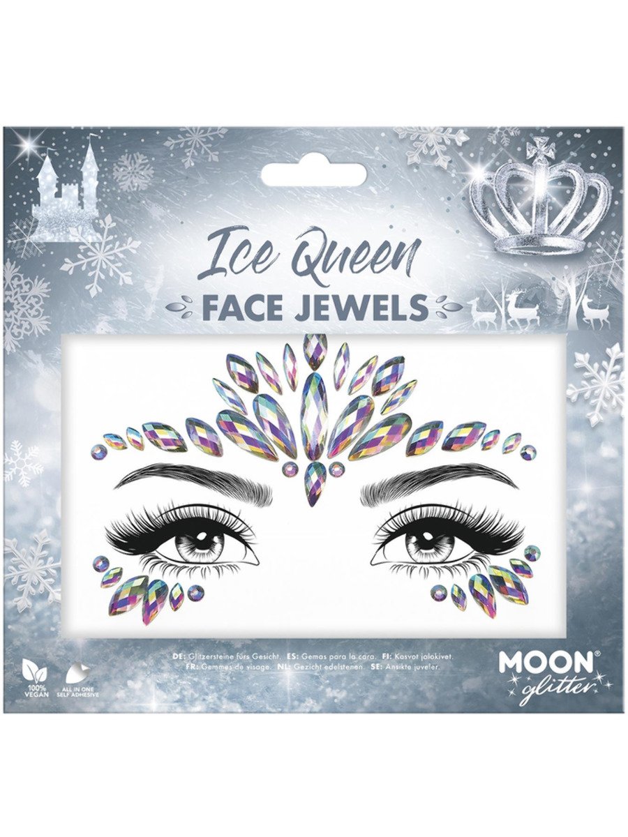 Moon Glitter Face Jewels, Ice Queen