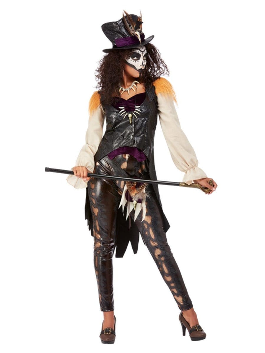Deluxe Voodoo Witch Doctor Costume, Black Alternate