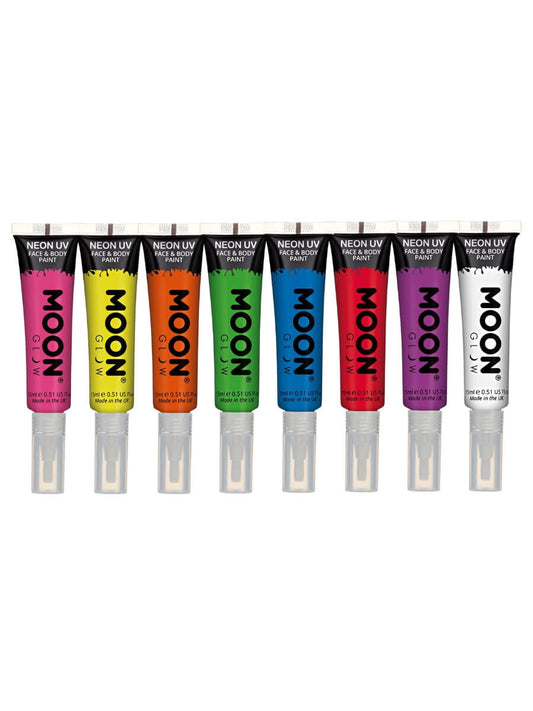 Neon UV Pastel Paint Stick Body Crayon makeup by Moon Glow - 3.2g