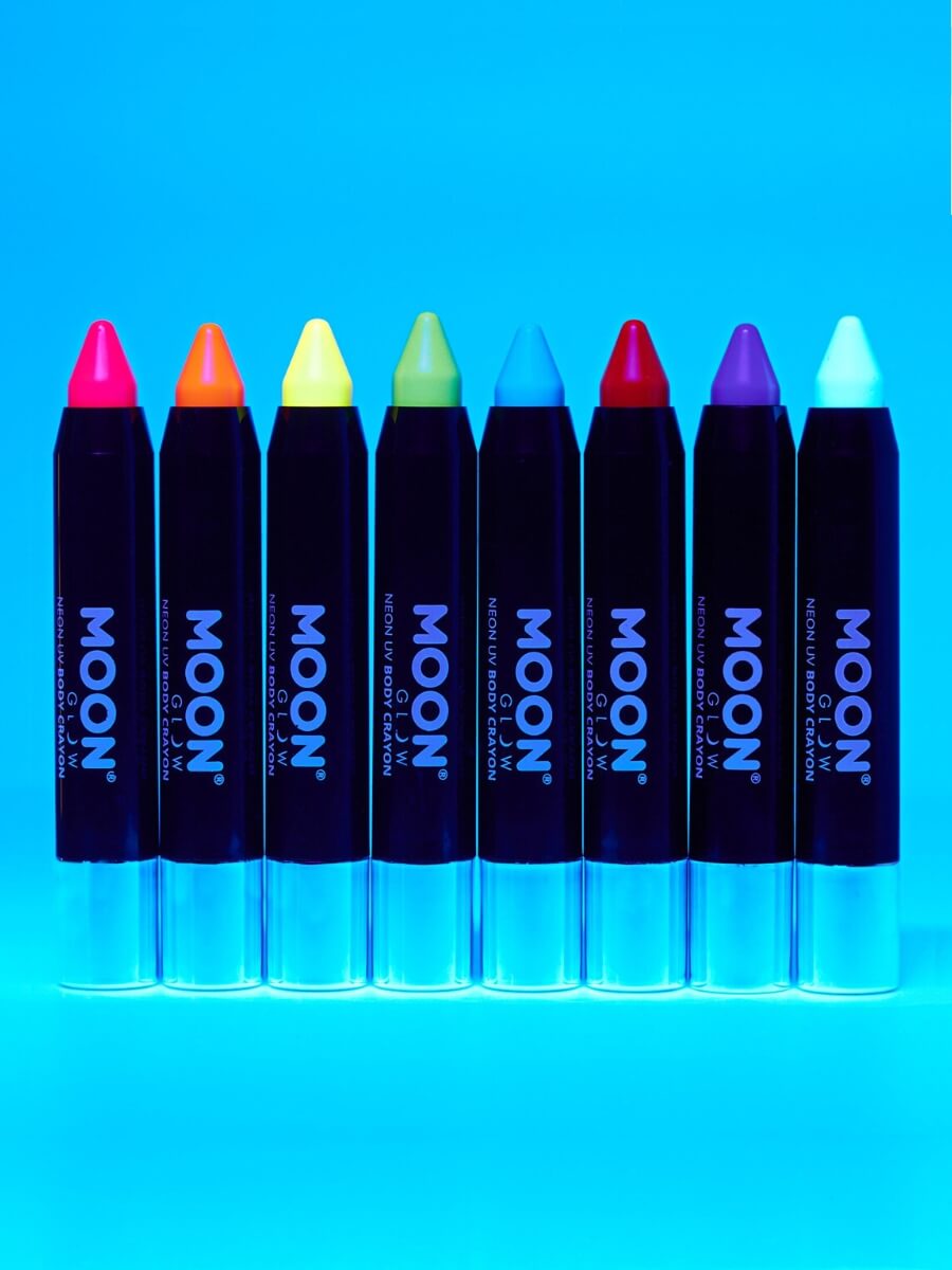 Moon Glow Intense Neon UV Body Crayons