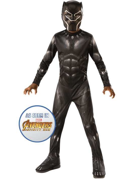 Boys Black Panther Avengers 4 Costume